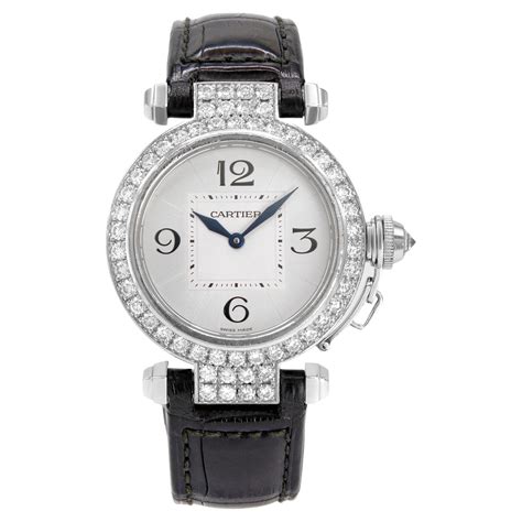 montre cartier pasha grille diamants